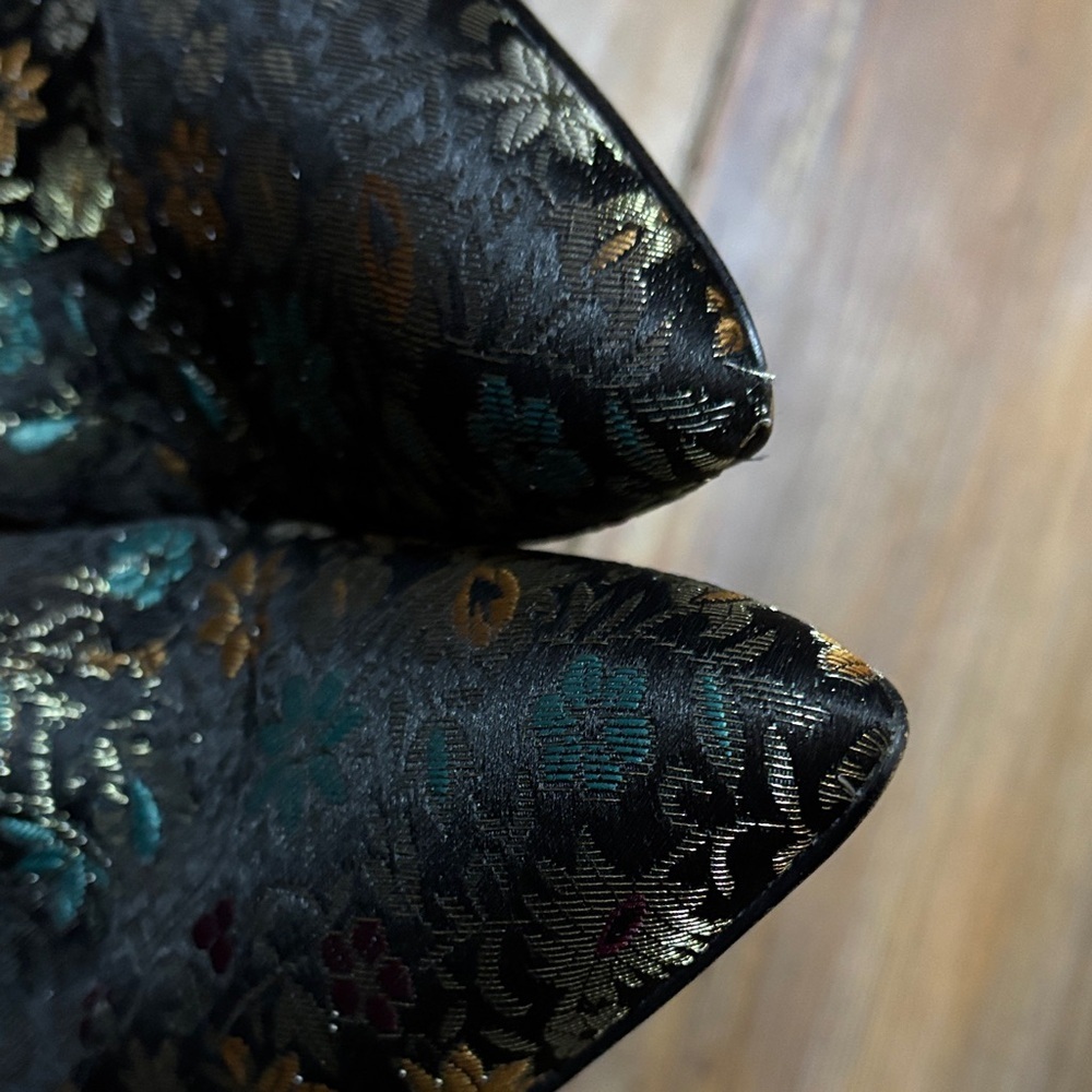 Sam Edelman Olette floral brocade tapestry stiletto ankle bootie Size 9 - Picture 6 of 6